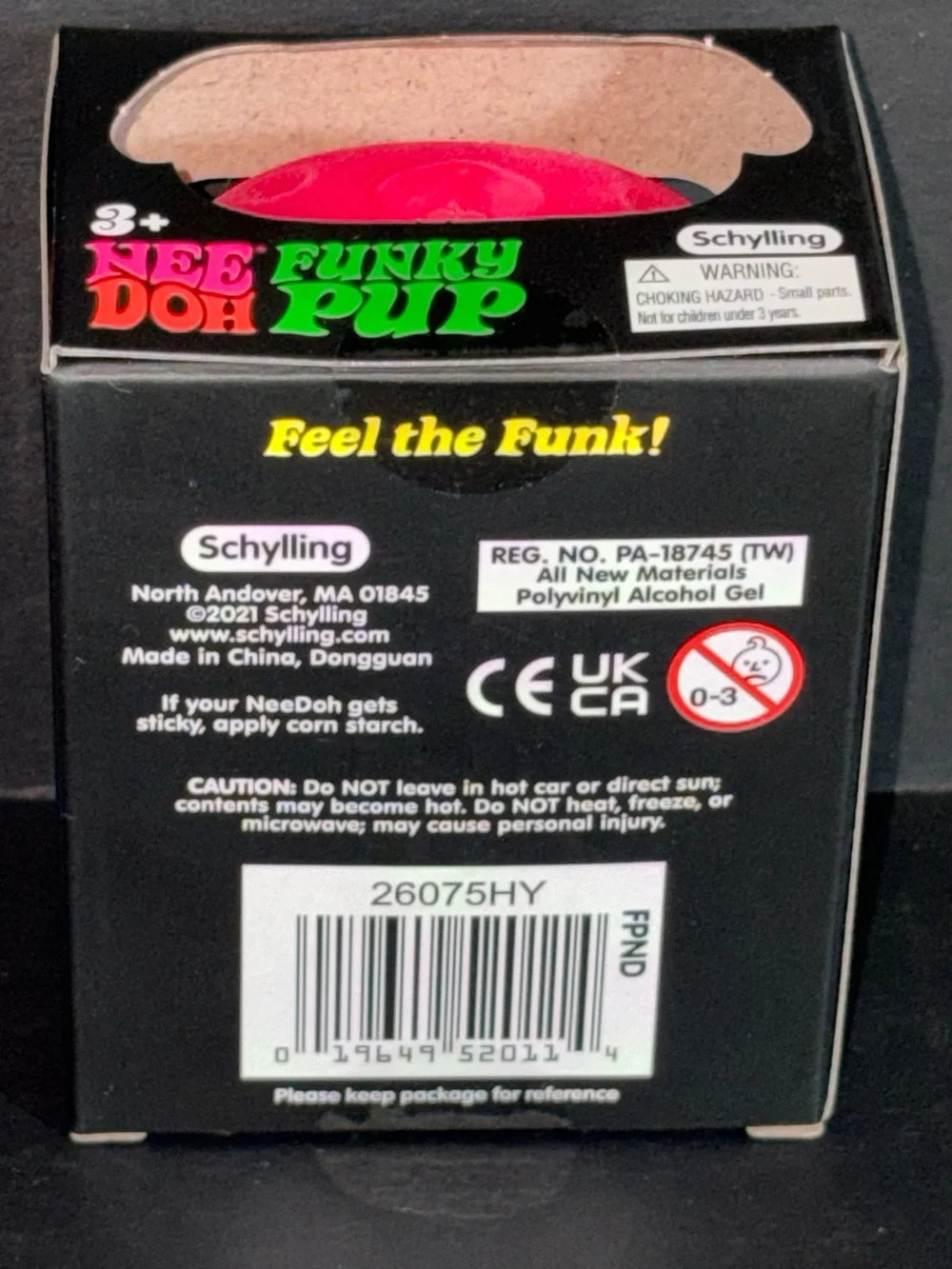 NeeDoh Funky Pup Squeezable  Toy - Pink